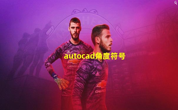 autocad角度符号