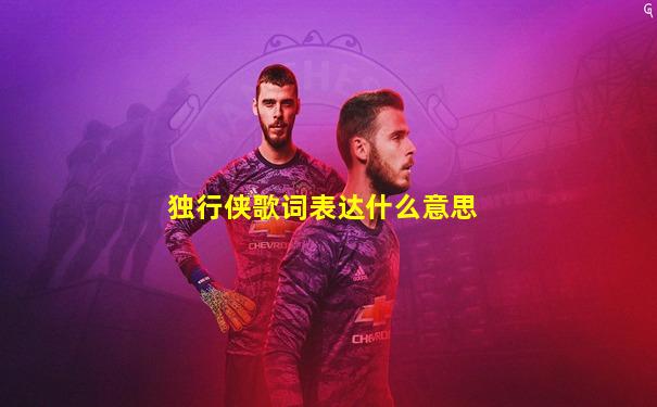 独行侠歌词表达什么意思